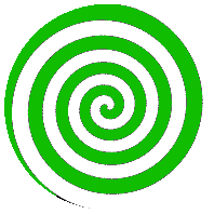 gif of a spiral that changes colors